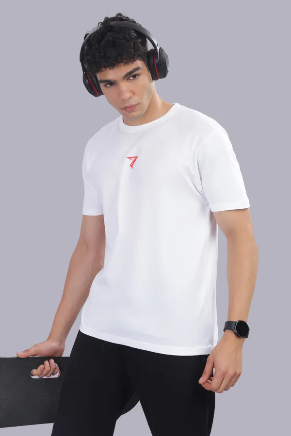 White_Cotton_Elastine_Bold_Grahpic_T_Shirt_For_Men