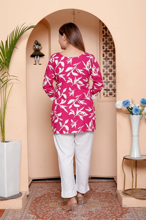 Pink_Floral_Print_Tunic_Top