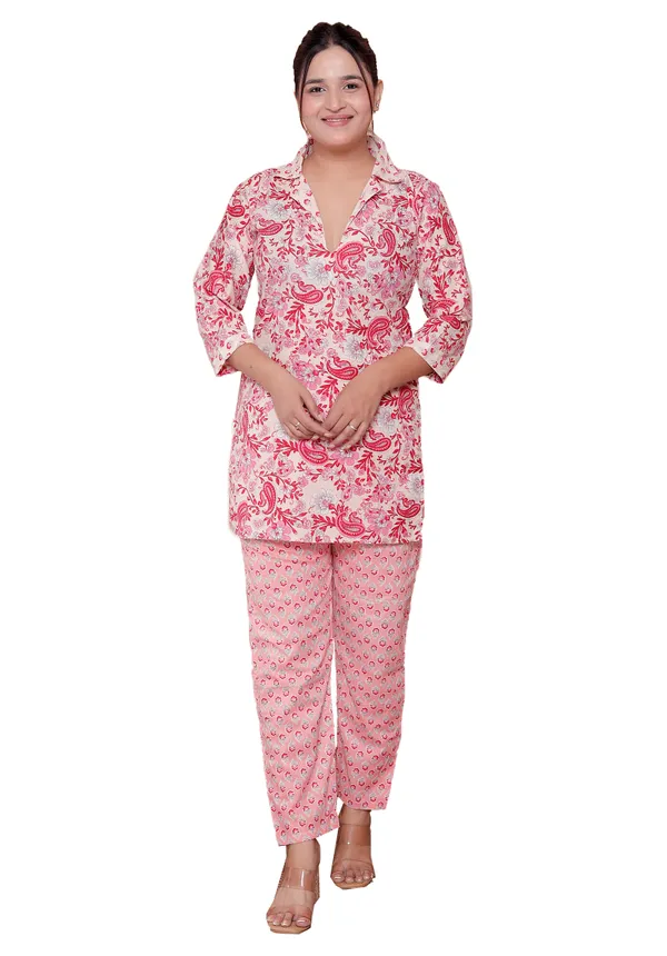 Womens_Pink_Floral_Printed_Cotton_Night_Suit_Set