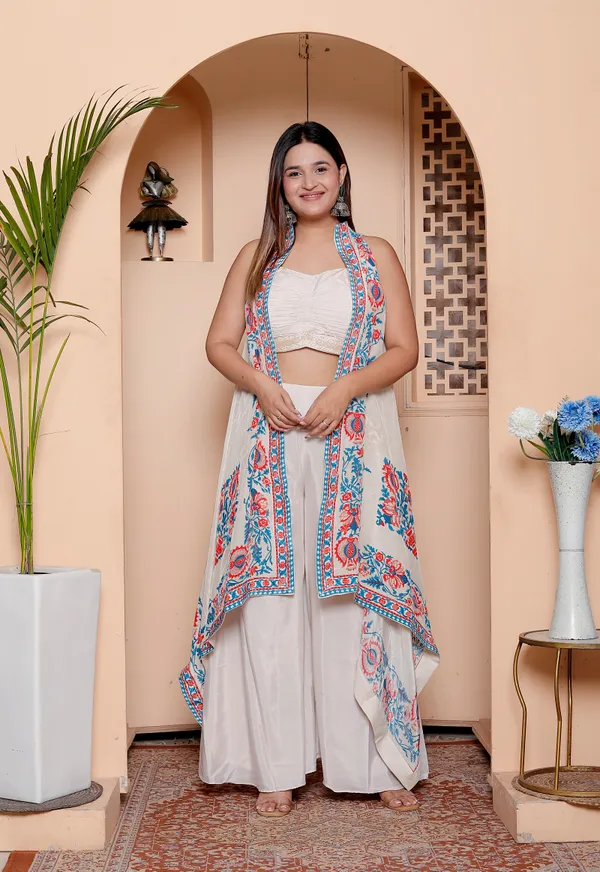 White_Embroidered_Ethnic_Jacket_Shrug_With_Palazzo_Set