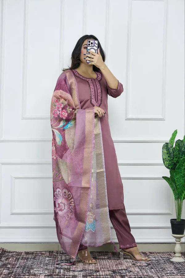 Mauve_Roman_Silk_Embroidered_Kurta_Set_With_Dupatta_For_Woman