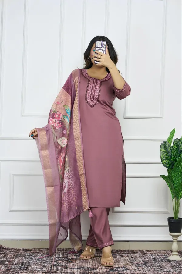 Mauve_Roman_Silk_Embroidered_Kurta_Set_With_Dupatta_For_Woman