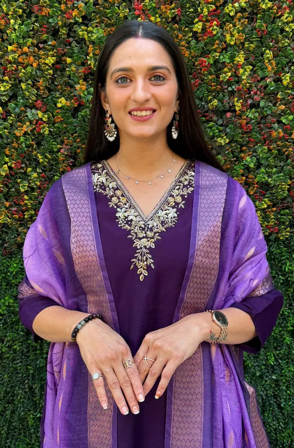 Purple_Cotton_Embroidered_Salwar_Suit_Set_With_Banarasi_Dupatta_For_Woman