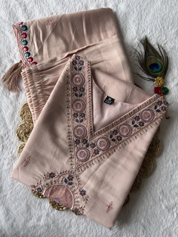 Beige_Roman_Silk_Embroidered_Ethnic_Suit_Set_With_Dupatta_For_Woman