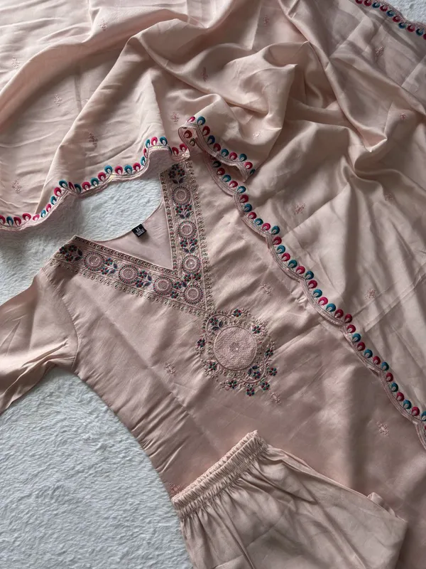 Beige_Roman_Silk_Embroidered_Ethnic_Suit_Set_With_Dupatta_For_Woman