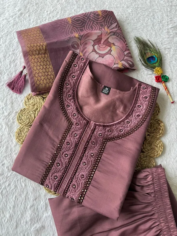 Mauve_Roman_Silk_Embroidered_Kurta_Set_With_Dupatta_For_Woman