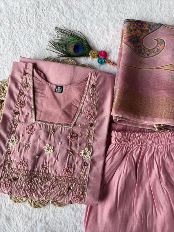 Pink_Roman_Silk_Embroidered_Kurta_Set_With_Dupatta_For_Woman