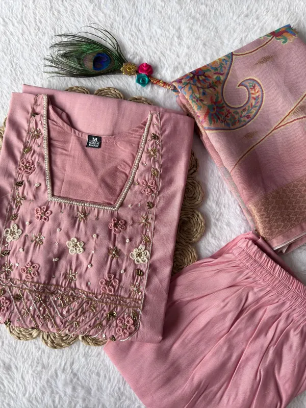 Pink_Roman_Silk_Embroidered_Kurta_Set_With_Dupatta_For_Woman