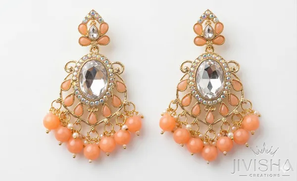 Elegant_Peach_Crystal_Chandbali_Earrings_With_Gold_Detailing