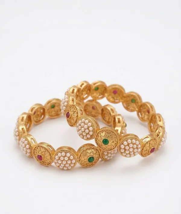 Set_of_2_Stones_-_Studded_and_Beaded_Bangle