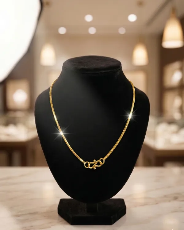 Elegant_Gold_Yellow_Colour_S-Link_Snake_Chain