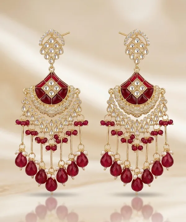 Elegant_Kundan_And_Pearl_Passa/Jhoomar_With_Ruby_Red_Accents