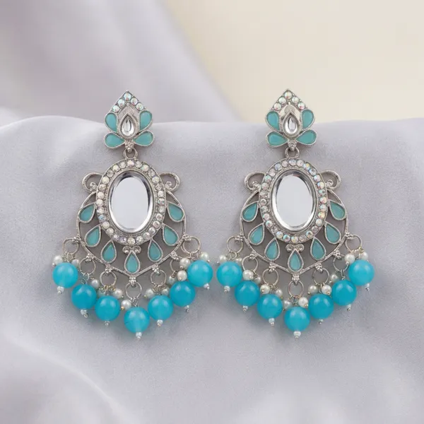 Turquoise_Stone_Chandbali_Earrings_-_Jivisha_Creations