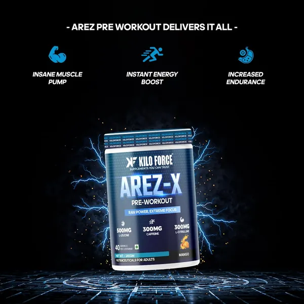 Arez_X_Pre_Workout_Powder_Non_Itching_Formula_2_5g_Beta_Alanine_1g_L_Arginine_500mg_L_Leucine_300mg_Caffeine_Citrulline_Extreme_Energy_Focus_Endurance_240g_Cola