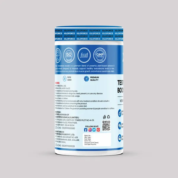 Kiloforce_Testosterone_Booster_Ginseng_Tribulus_Terrestris_Fenugreek_Zinc_Natural_Stamina_Energy_Muscle_Strength_60_Tablets