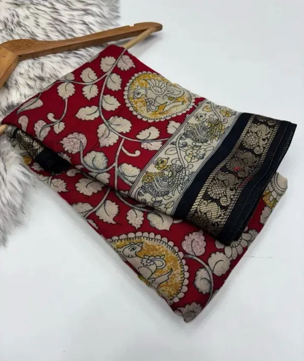 Red_Cotton_Silk_Saree_For_Women