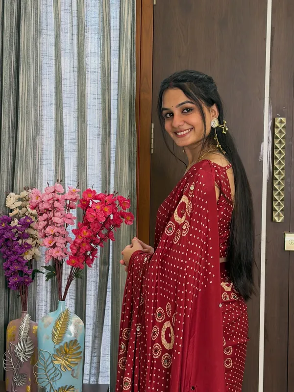 AJRAKH_pure_Gajji_bandhej_Supar_mirar_wark_saree_mirar_less_bodar_