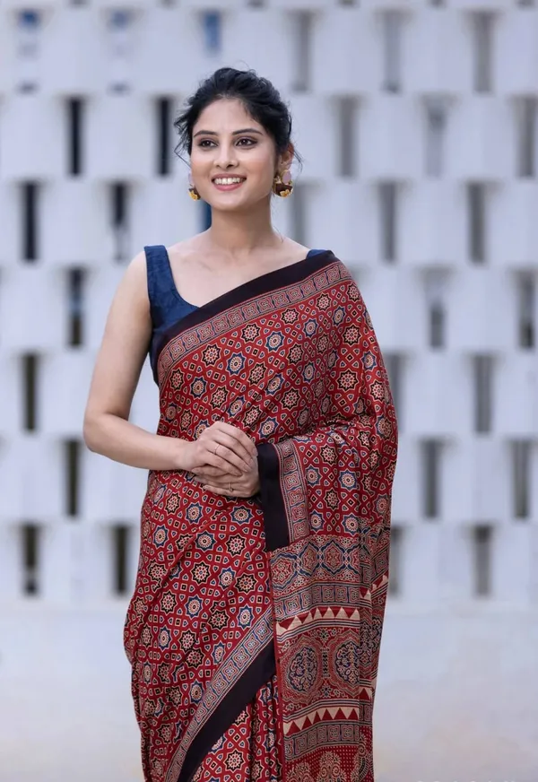Ishq_Pech_Ajarakh_Modal__Silk_Saree