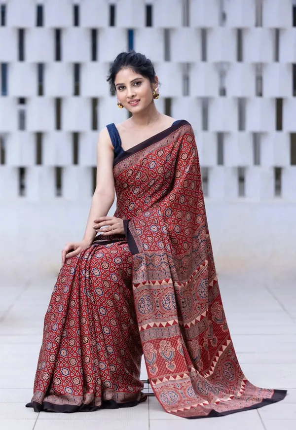 Ishq_Pech_Ajarakh_Modal__Silk_Saree
