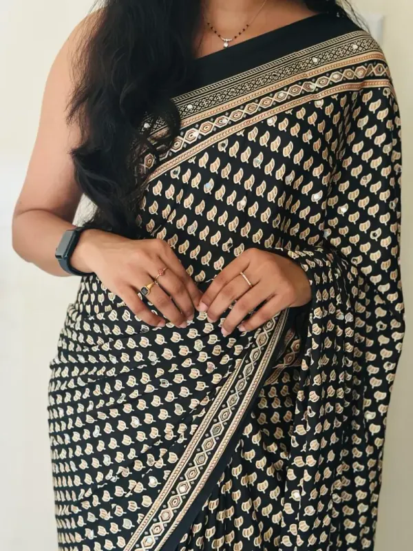 Jiya_original_Mirror_Work_Ajarakh_Modal_Silk_Saree_with_Blouse_Piece
