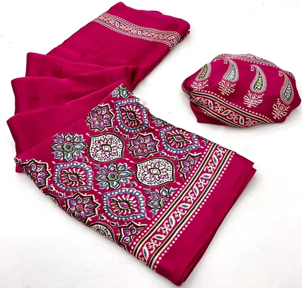 Pink_Ajarakh_Modal_Silk_Saree
