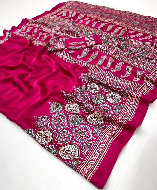 Pink_Ajarakh_Modal_Silk_Saree