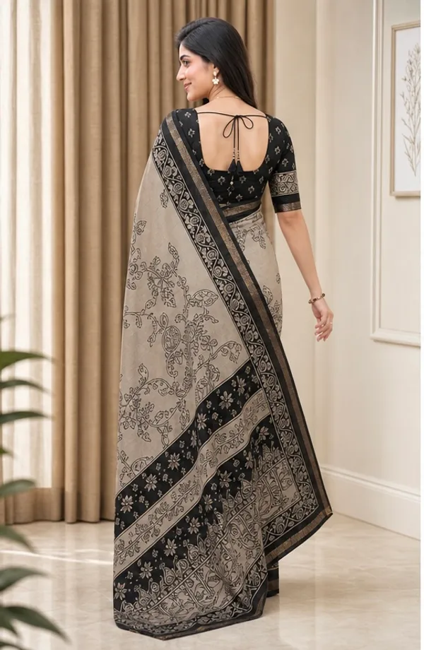 Pure_mul_cotton_Gray_saree_with_jacquard_border