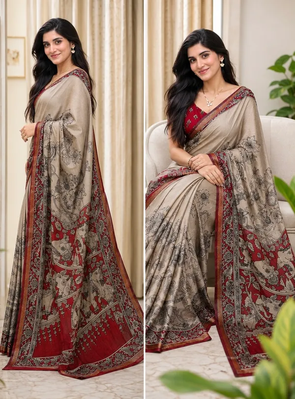 Pure_mul_cotton_Red_saree_with_jacquard_border