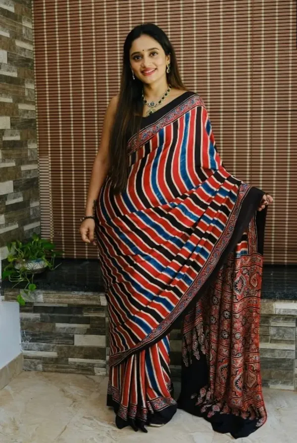 Multicolor_Modal_Silk_Saree_For_Women