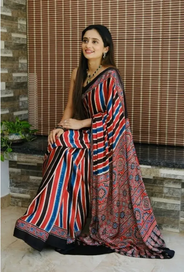 Multicolor_Modal_Silk_Saree_For_Women