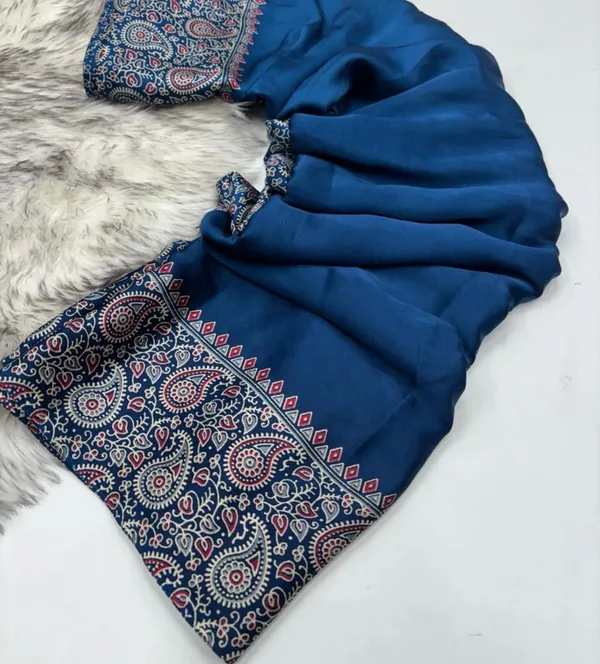 Blue_Modal_Silk_Saree_For_Women