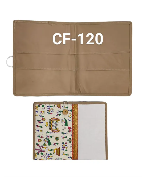 Brown_Cf-120_Warli_Art_Conference_Folder_With_Notepad