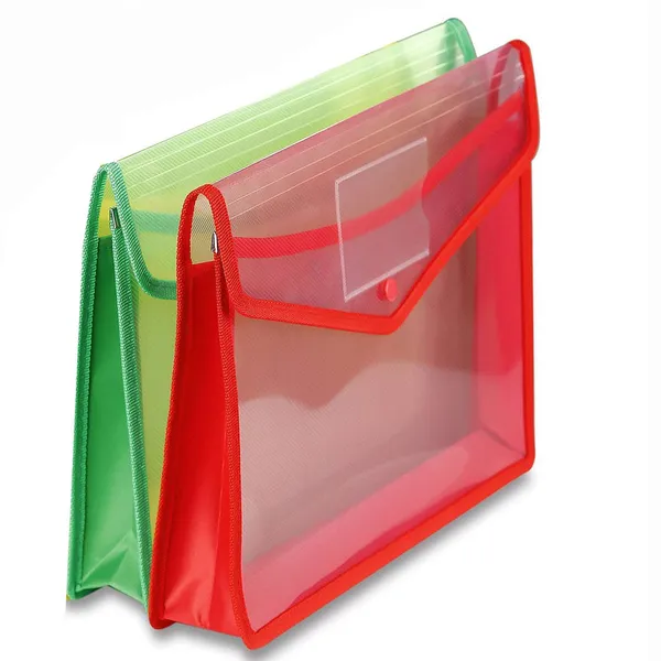Multicolor_My_Clear_Folder_Transparent_Envelope_Folder_Poly_Plastic_A3_Documents_File_Storage_Bag_With_Snap_Button_Document_Folder_For_A3_Size_Certificates_Bag_For_Document_Set_Of_2