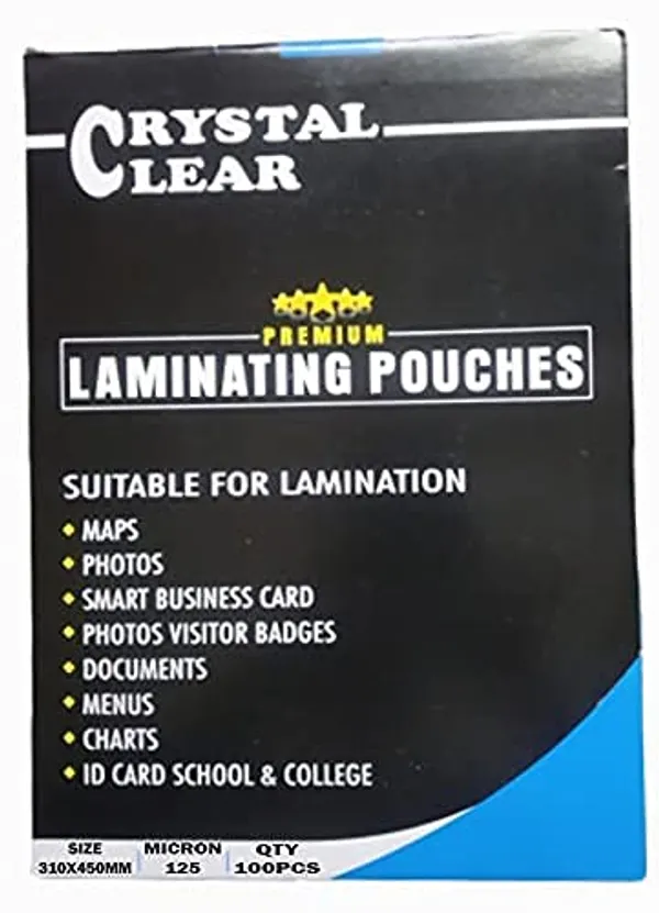 Transparent_A3_Size_Lamination_Pouch_125_Micron_Pack_Of_100Pcs_310_X_450_Mm_Specially_For_Architecture_Size_Documents_Paintings_Lamination_Sheet_Lamination_Pack_Lamination_Roll