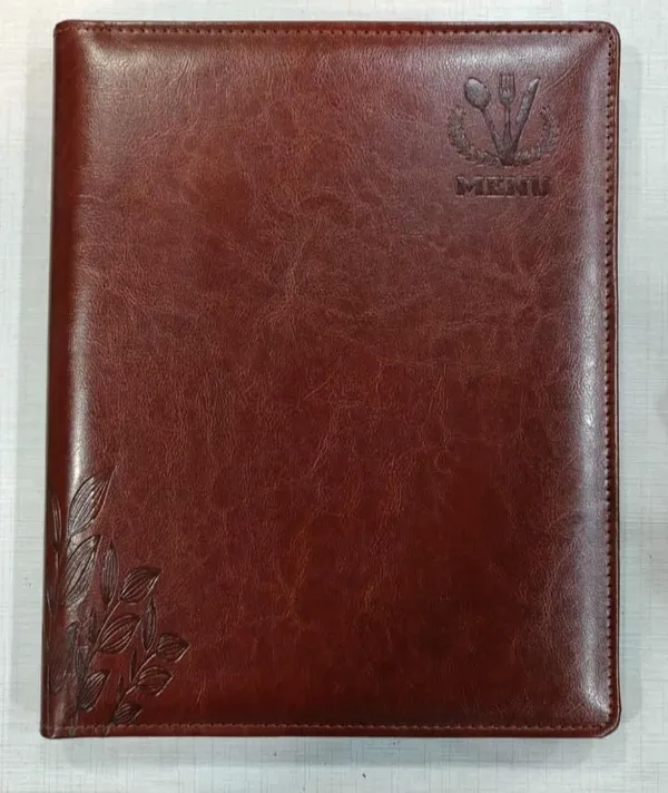 Brown_Premium_Pack_Of_1_Ring_Binder_Menu_Folder_For_Restaurant_Hotel_Business_File_Folder_Document_Holder_Portfolio_Organizer_Planner_4_Ring_Binder