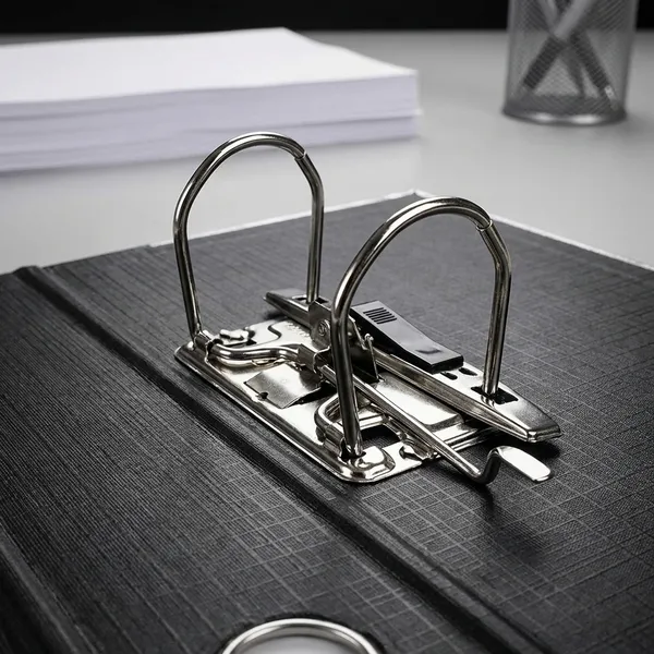 Black_Rexine_Index_File_Pack_Of_4_Pcs_3_Inch_Spine_Size_14_X_10_Inch_Steel_Corner_I_Lever_Arch_File_Box_File_Lever_Lock_File_Navy_Color