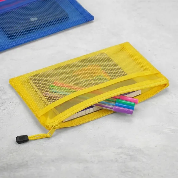 Multicolor_Zipper_Pouch_Pen_Pencil_Stationary_Case_Travel_Document_Holder_Cosmetics_Bag_Colour_May_Vary_23_5Cm_X_11Cm_Set_Of_5