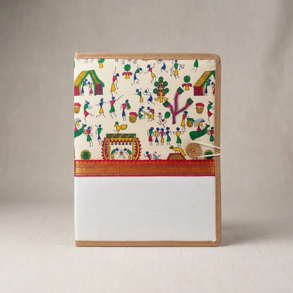 Brown_Cf-120_Warli_Art_Conference_Folder_With_Notepad