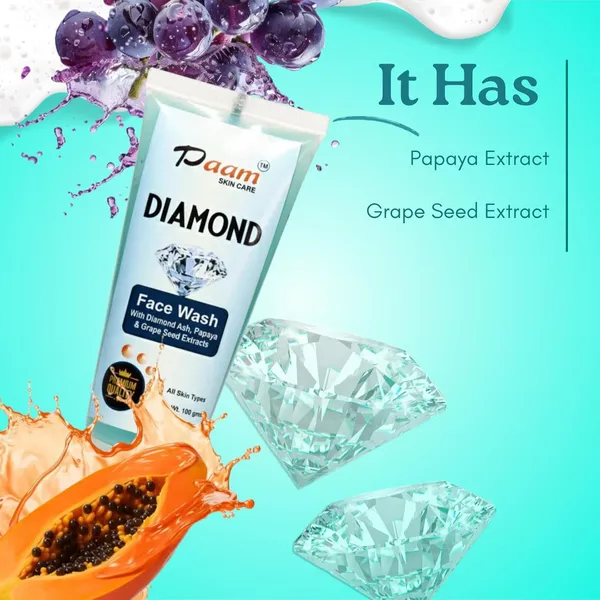 Diamond_Face_Wash_With_Papaya_And_Grape_Seed_Extracts