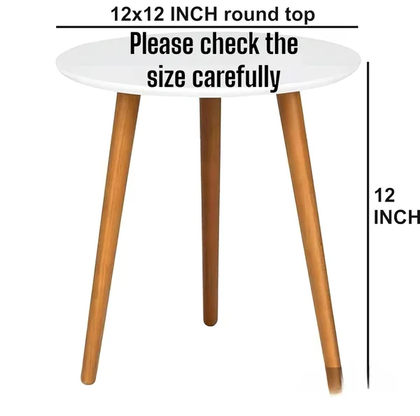 White_Wooden_Folding_Side_Table