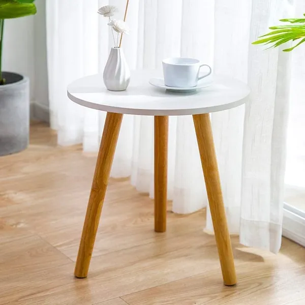 White_Wooden_Folding_Side_Table
