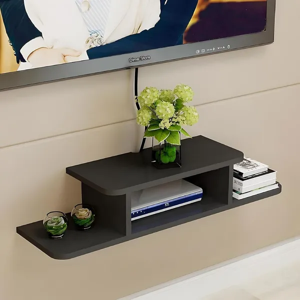 Black_Wall_Mount_Set_Top_Box_Shelf