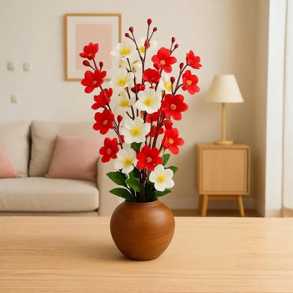 Brown_Wooden_Round_Vase_Pack_Of_2