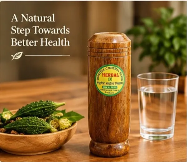 Herbal_babool_wood_diabetes_control_glass