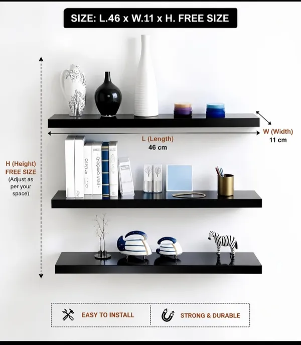 Black_Wall_Mounted_Floating_Shelves_Engineered_Wood_Pack_Of_3