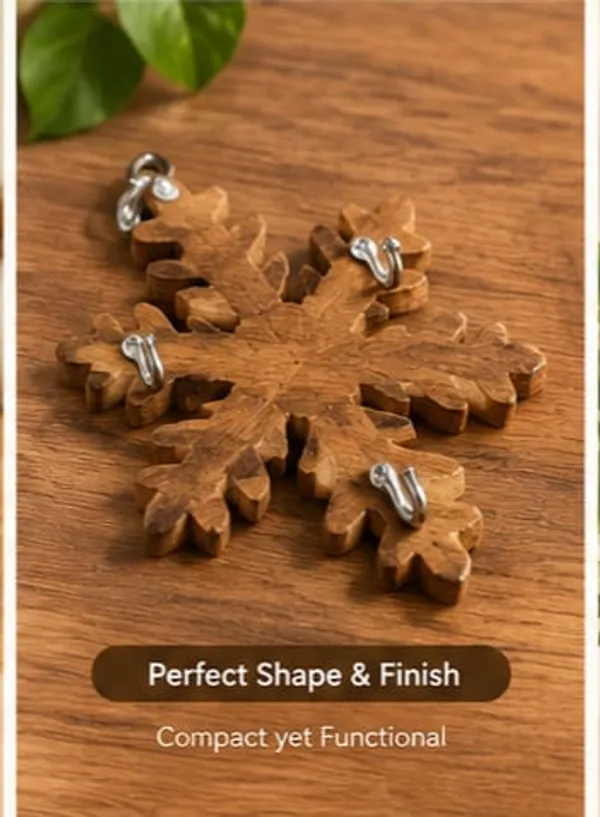 mango_wood_snow_flake_key_holders