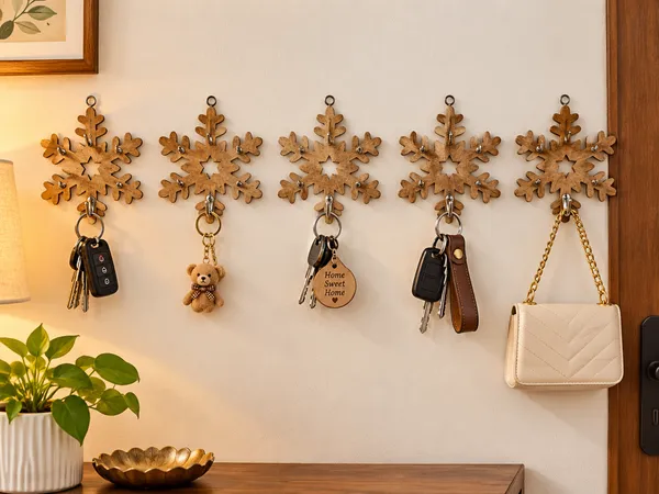 mango_wood_snow_flake_key_holders