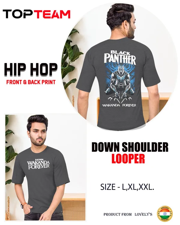 Black_Panther_Wakanda_Forever_Hip_Hop_Oversized_T-Shirt_-_Down_Shoulder_Looper