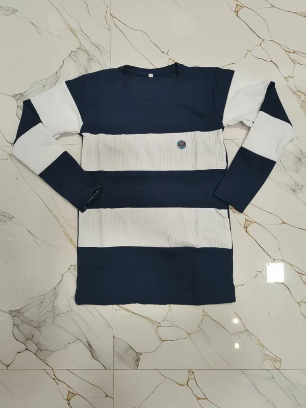 Navy_Blue_And_White_Striped_Long_Sleeve_T-Shirt