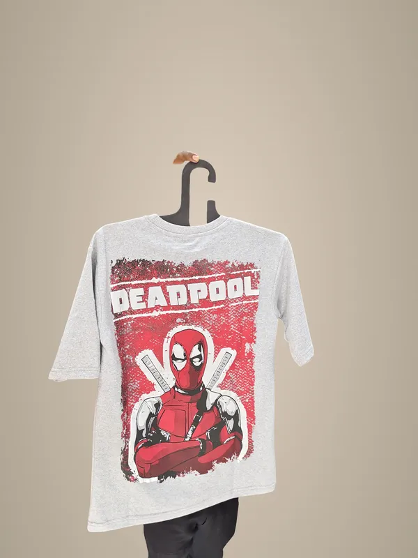 Deadpool_Graphic_Print_Grey_T-Shirt